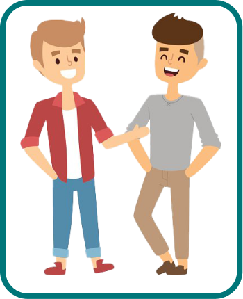 illustration de 2 amis