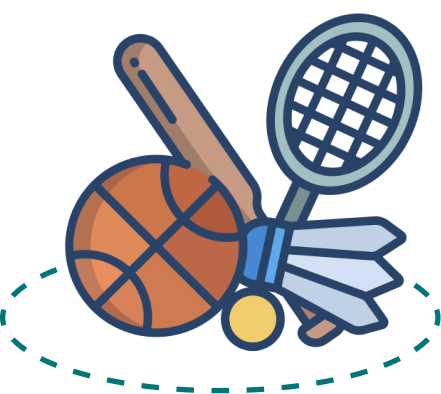 illustration de balles de sport différents